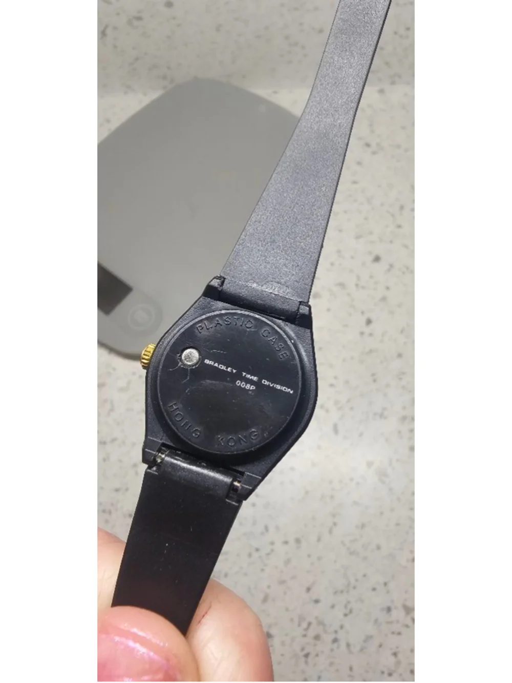 Unisex Bradley Time Division Mickey Mouse Watch Black/White